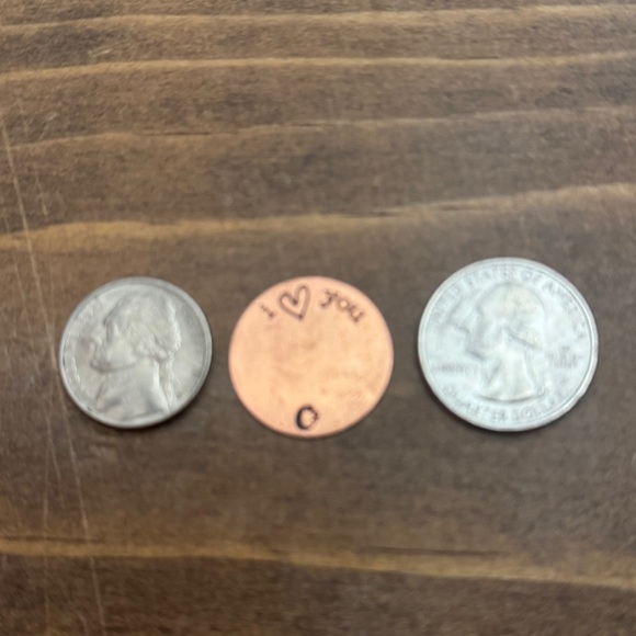 Origami Owl I Love You Key Plate, Copper - Picture 3 of 5